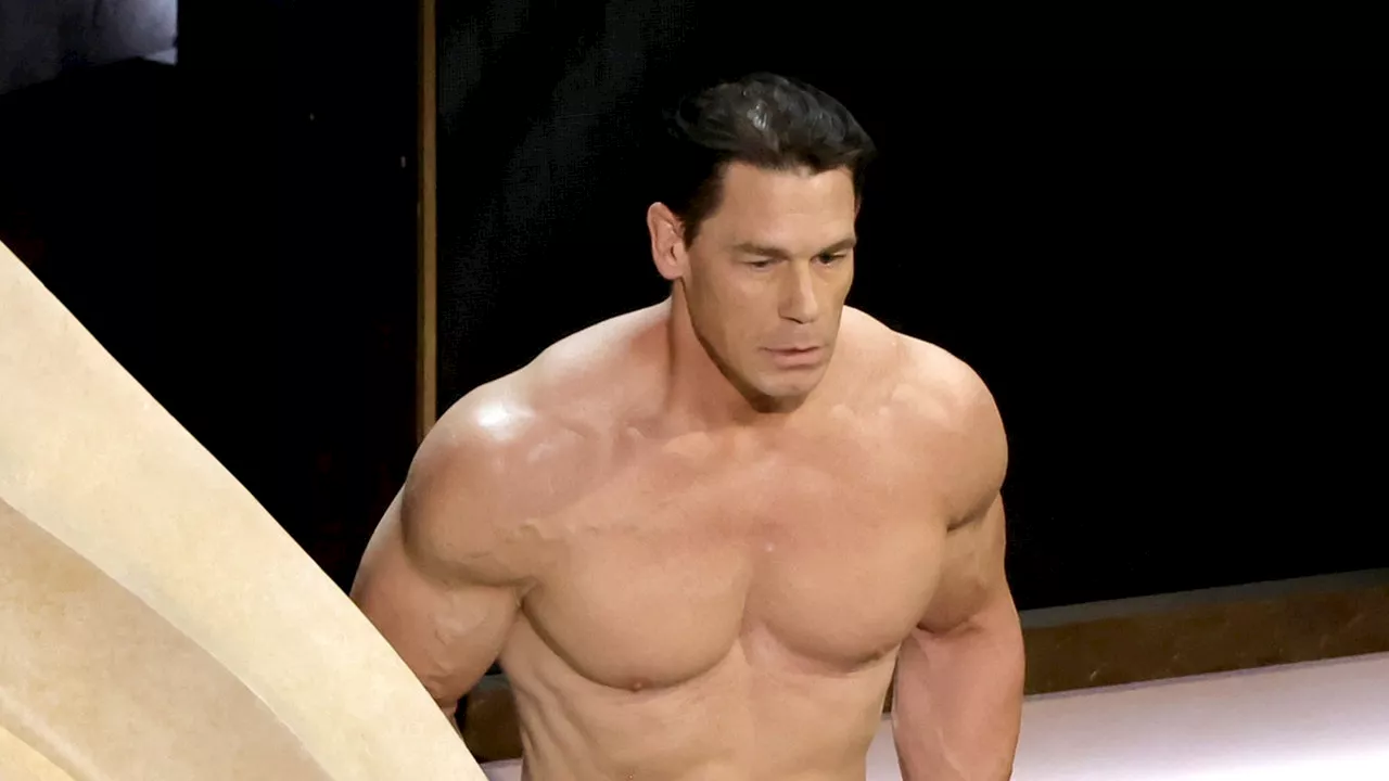 Naked John Cena takes the award for Most Commitment to the Bit at the 2024 Oscars