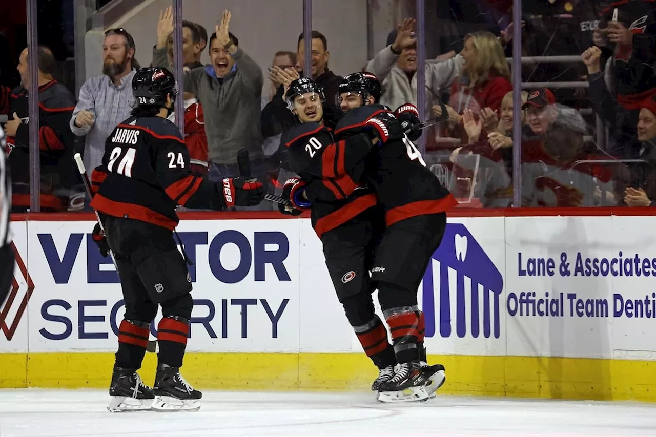 Carolina Hurricanes Defeat Calgary Flames 7-2