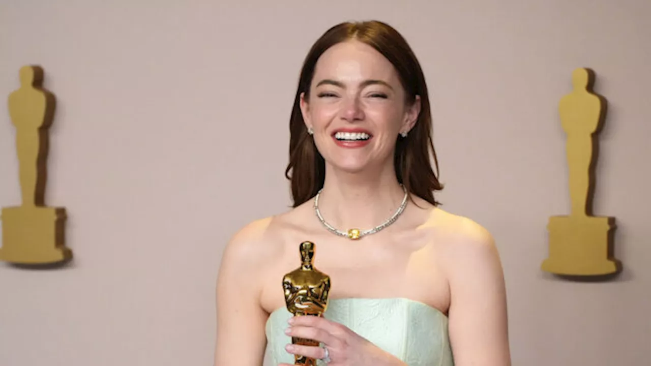 Emma Stone, vincitrice del premio come Migliore Attrice Protagonista