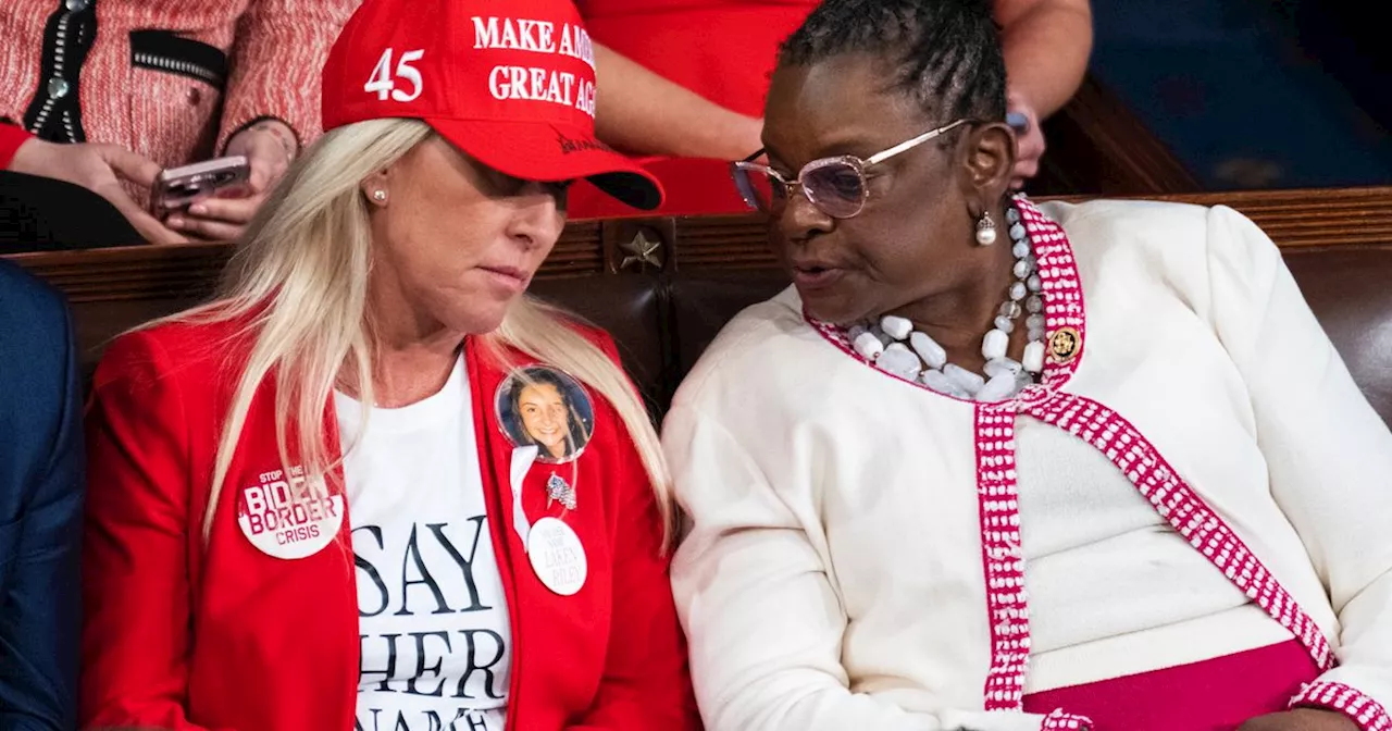 Dem Rep. Reveals Her Real-Time Fact Checks Of Marjorie Taylor Greene At Biden's SOTU