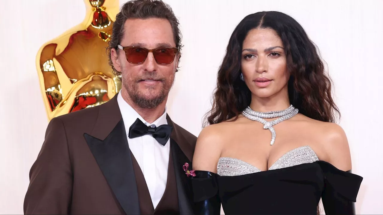 Matthew McConaughey and Camila Alves Had a Rare Date Night Out at the 2024 Oscars