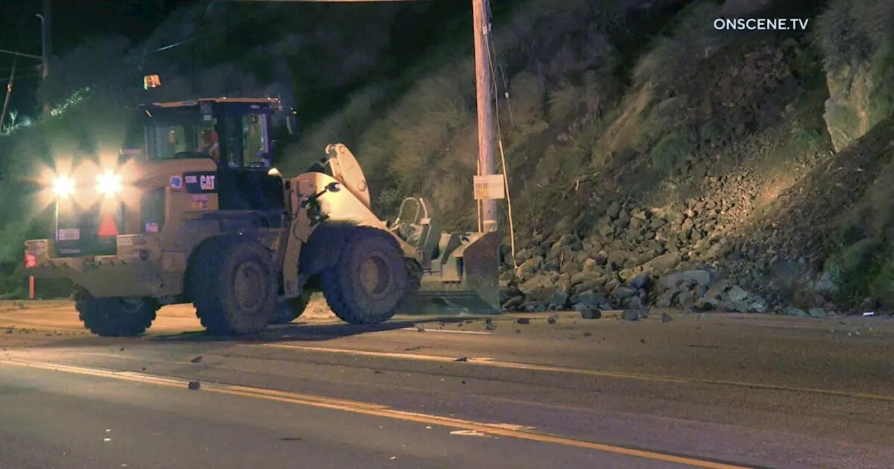 Multiple landslides in Malibu, surrounding areas close Pacific Coast Highway