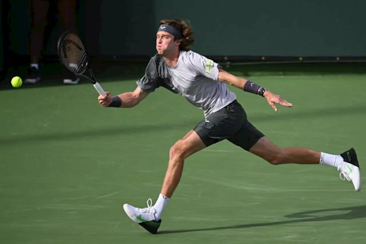 Andrey Rublev éliminé à Indian Wells