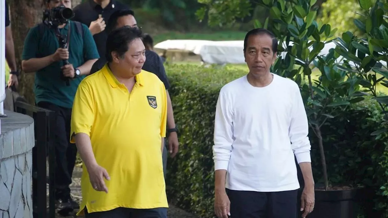 Airlangga Klaim Jokowi Semakin Dekat dengan Partai Golkar: Sudah Beriringan