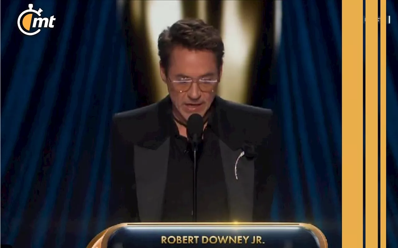 Robert Downey Jr. consigue el Oscar a Mejor Actor de Reparto