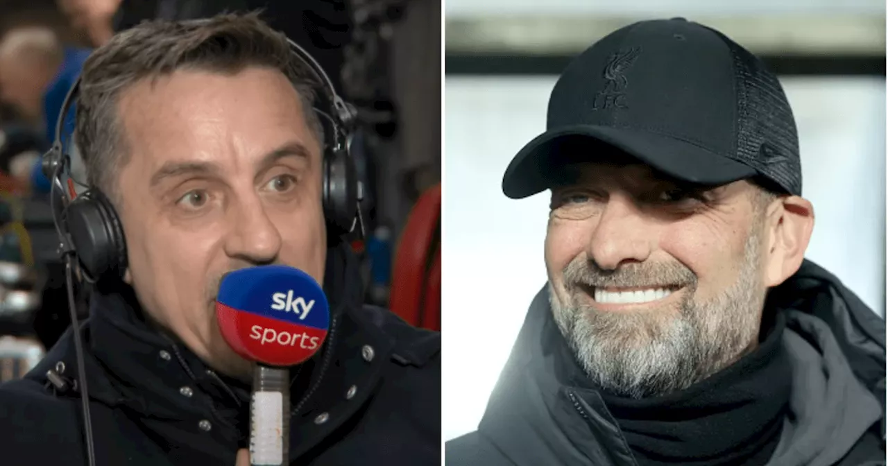 Gary Neville names the one person responsible for Liverpool's title challenge