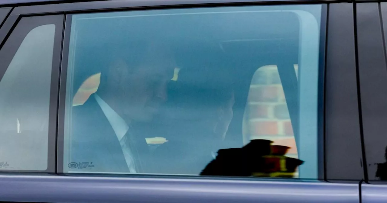 Kate Middleton spotted leaving Windsor Castle with Prince William