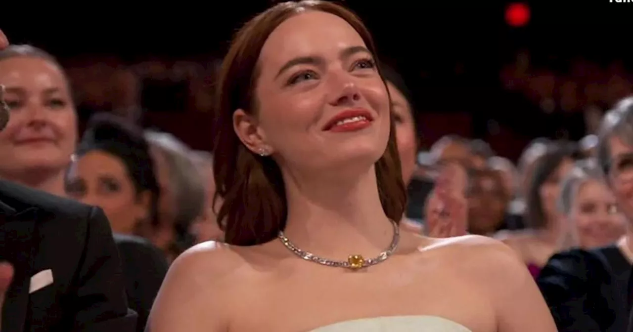 Oscars fans convinced Emma Stone called Jimmy Kimmel expletive after dig