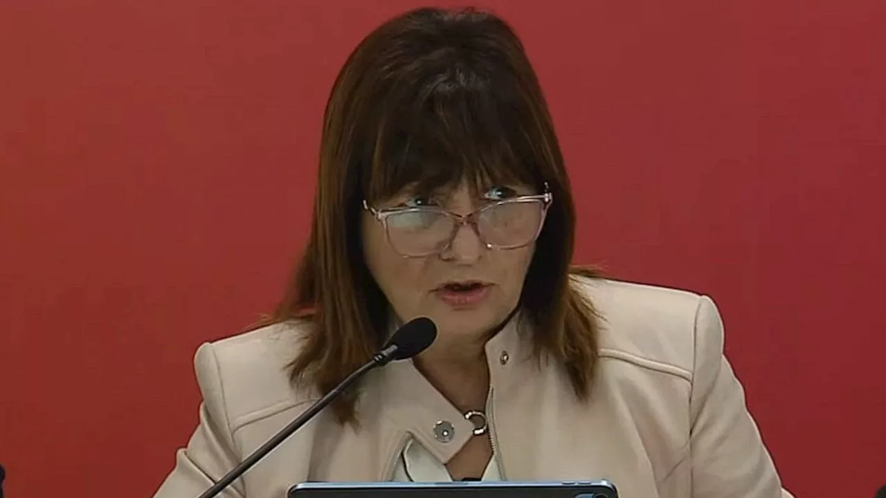 Una por una, las medidas que anunció Patricia Bullrich para combatir el narcotráfico en Rosario