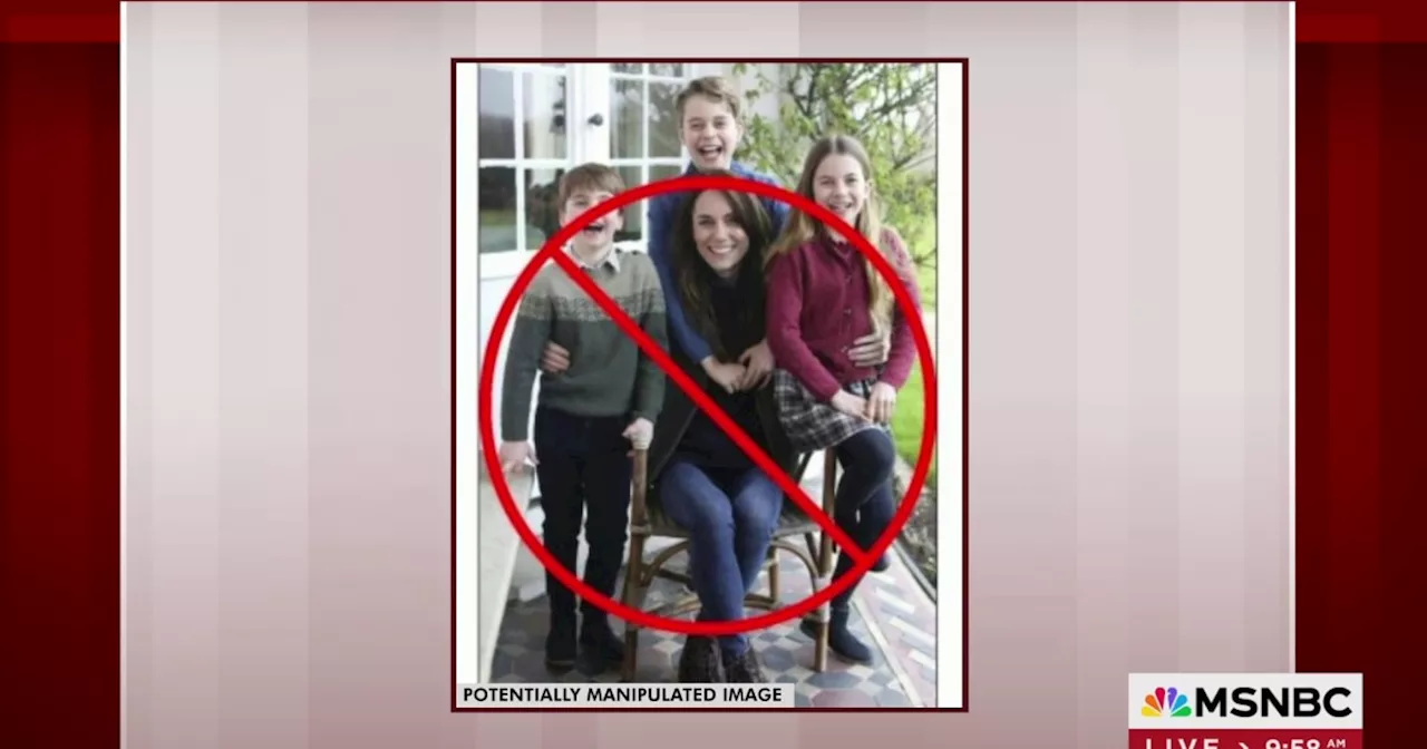 Kate Middleton photo removed over manipulation concerns