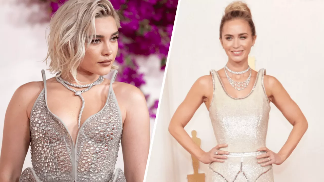 Why Emily Blunt and Florence Pugh's Oscars dresses are stumping fans