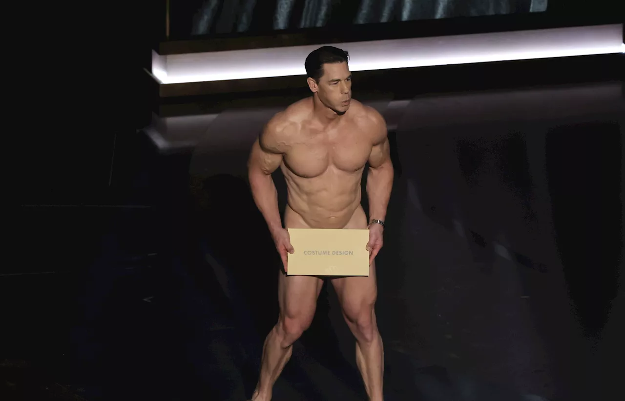 Jimmy Kimmel and John Cena's Oscars Streaking Joke