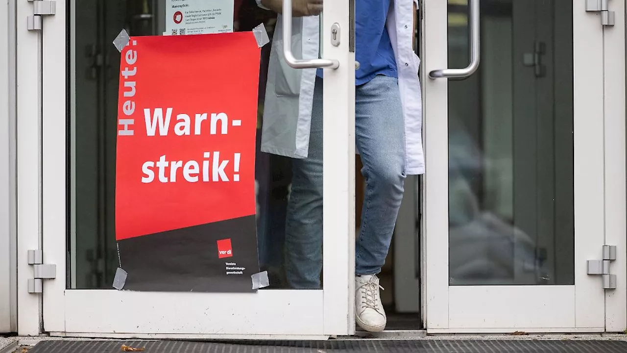 Bayern: Warnstreik an Unikliniken führt zu verschobenen Operationen