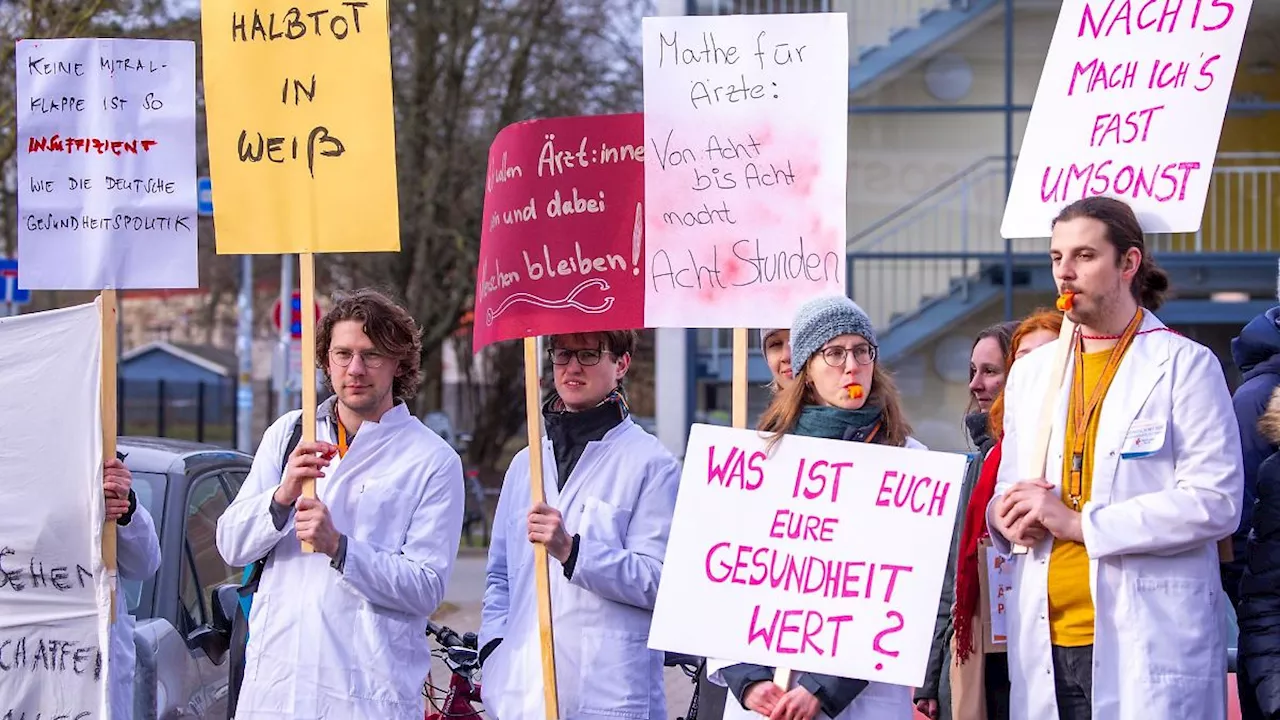 Mecklenburg-Vorpommern: Mediziner an Unikliniken in MV zum Warnstreik aufgerufen