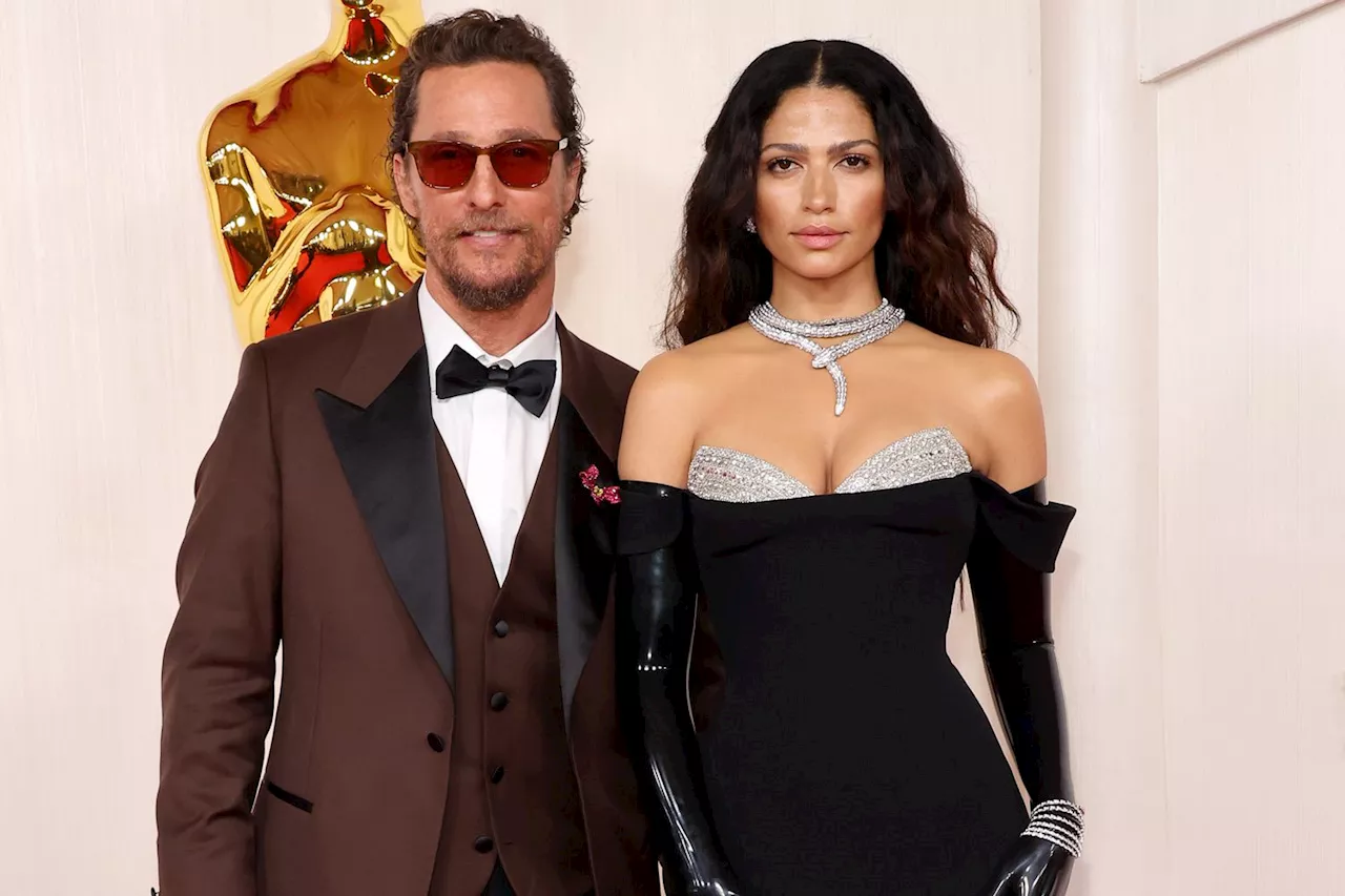 Matthew McConaughey and Camila Alves Bring Sexy 'Mom and Dad' Energy for 2024 Oscars Date Night