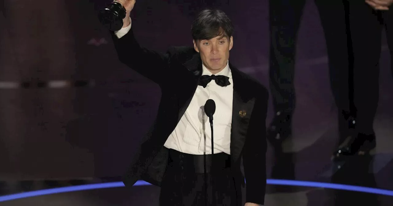 Cillian Murphy gana mejor actor por 'Oppenheimer', su primer Oscar