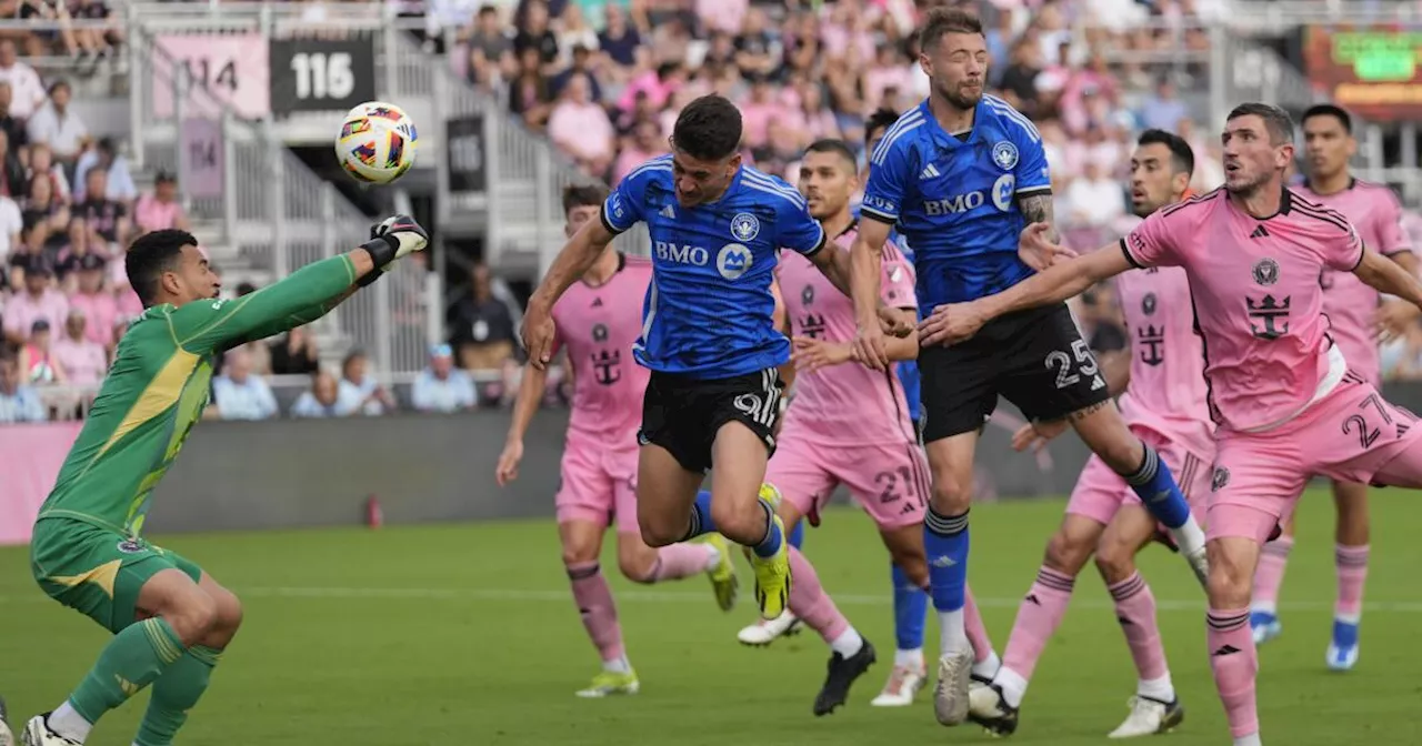 Con Messi viendo desde un palco, Montreal derrota 3-2 a Inter Miami