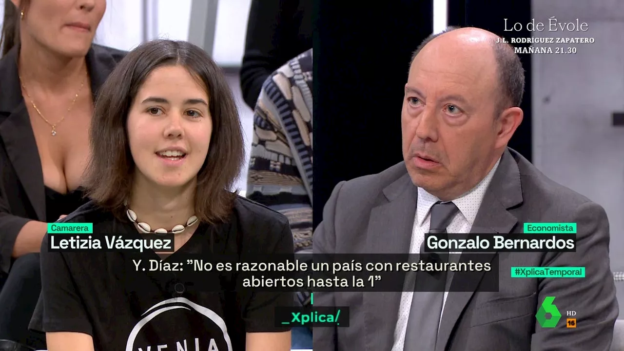 El tenso debate entre una camarera y Gonzalo Bernardos: 'Hablas mucho, pero dices poco'