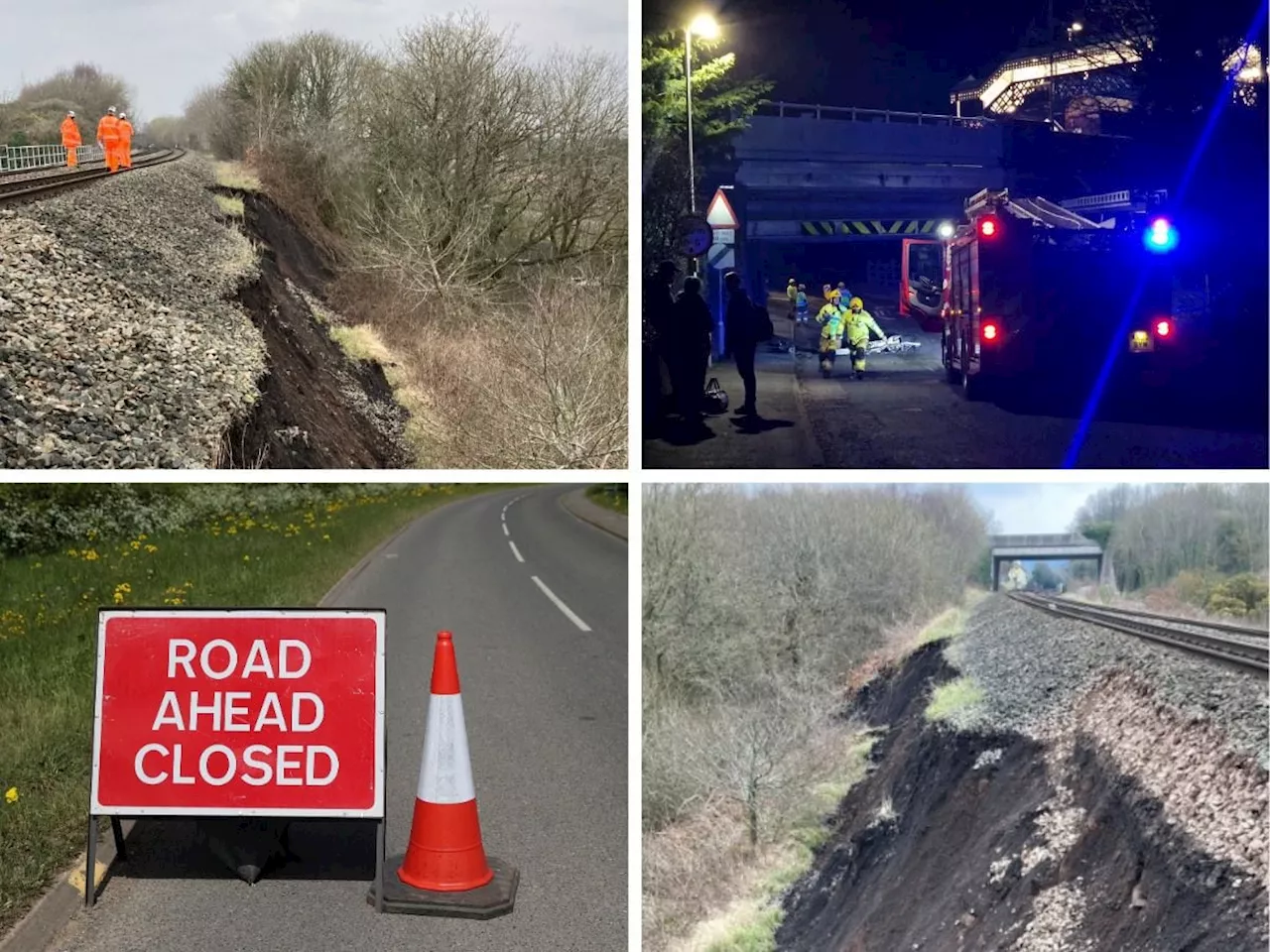 Transport Disruptions in Shropshire Due to Landslips and Roadworks