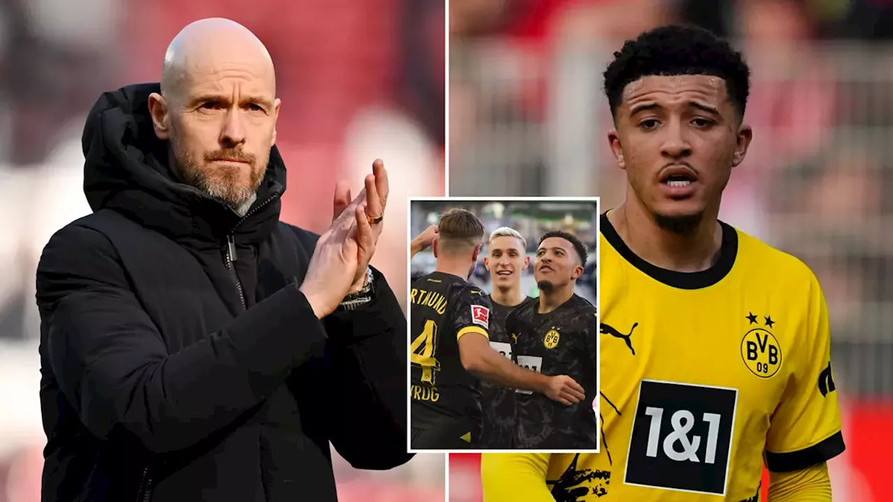 Man Utd could swap Jadon Sancho for three Borussia Dortmund players in 'secret' transfer plan