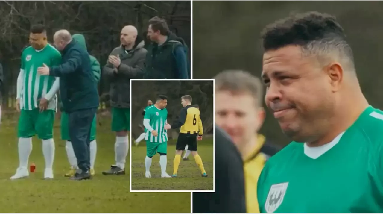 'R9' Ronaldo plays for Sunday League side in England and the footage is incredible