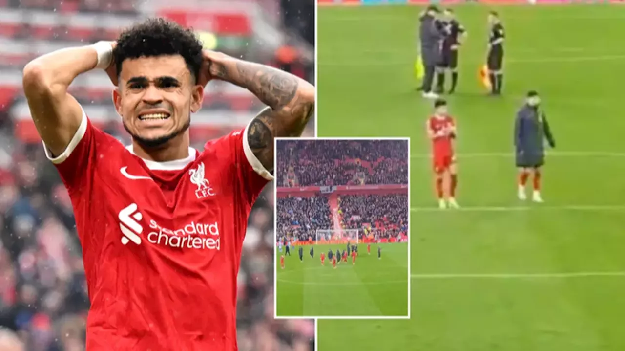 What Luis Diaz did moments after Liverpool's draw with Man City speaks volumes