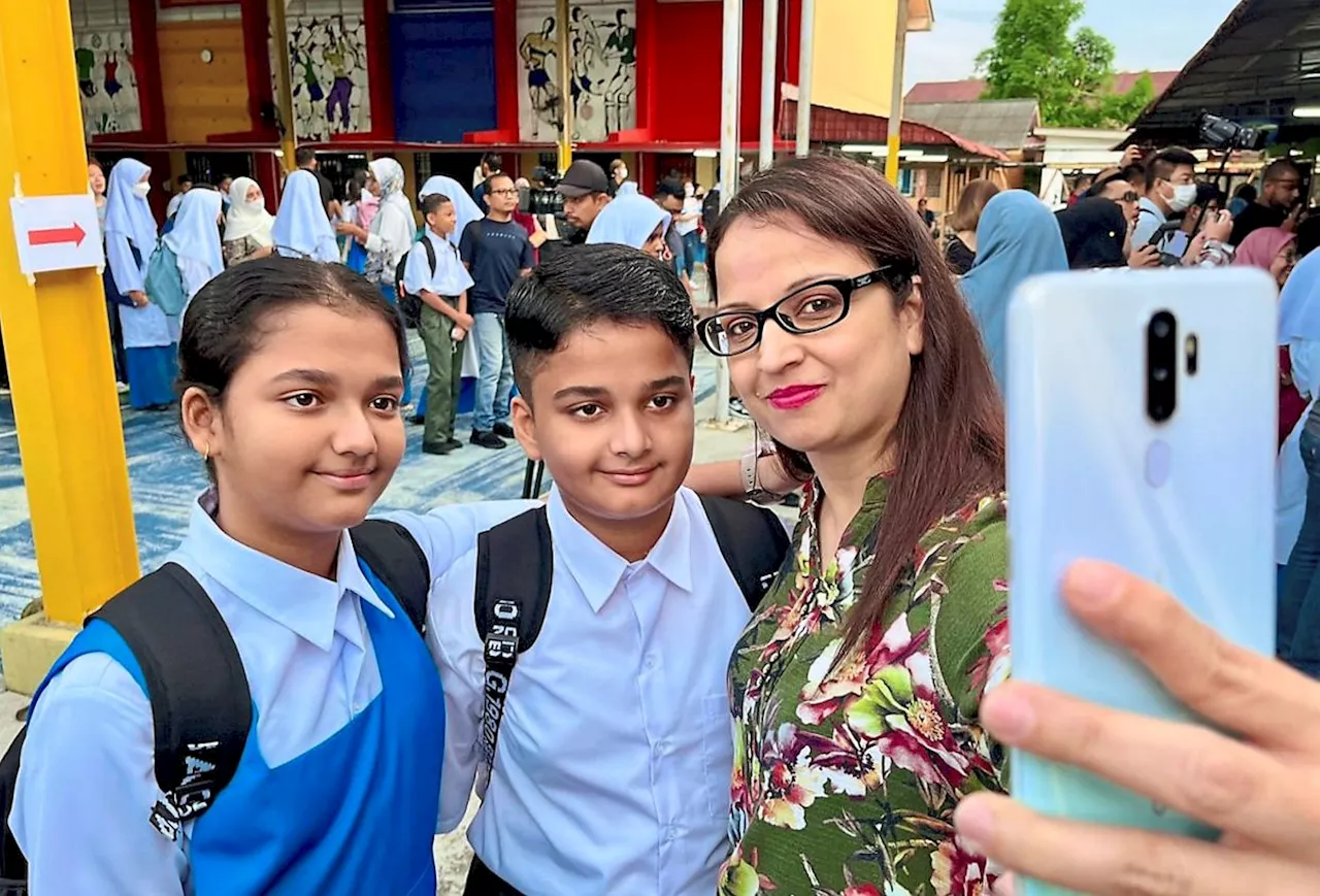 Twins Excited to Start Secondary School Together