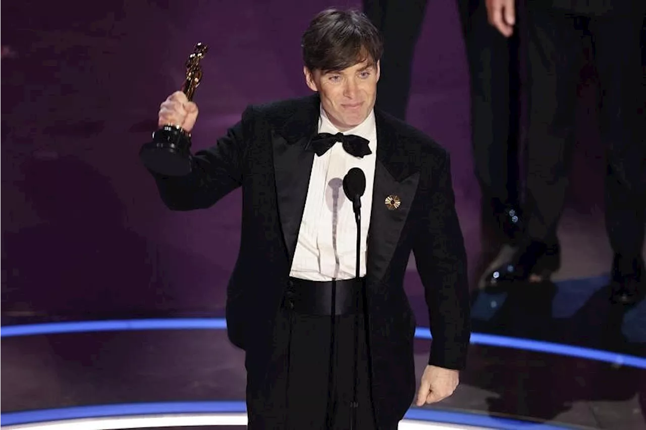 Irish actor Cillian Murphy wins best actor Oscar for Oppenheimer