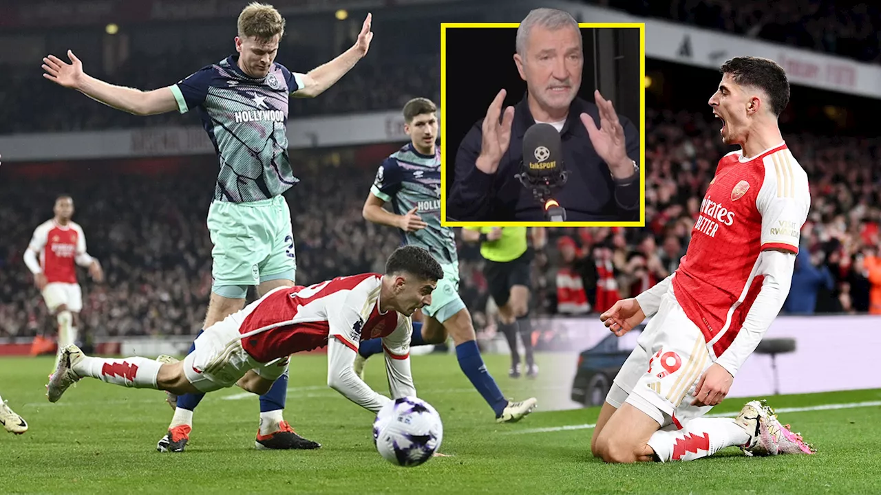 Graeme Souness believes Kai Havertz deserved a blue card for diving