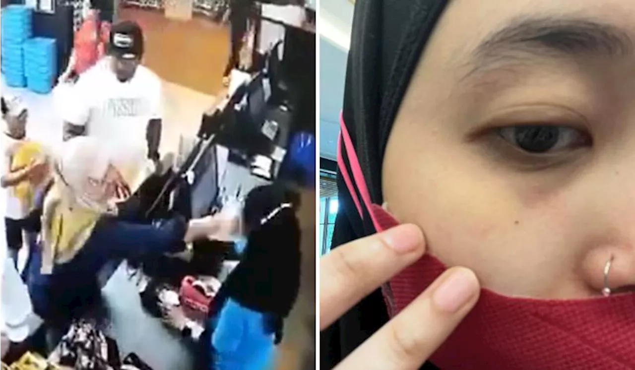 [Watch] Impatient Customer Punches Pregnant Cashier In Johor Mall