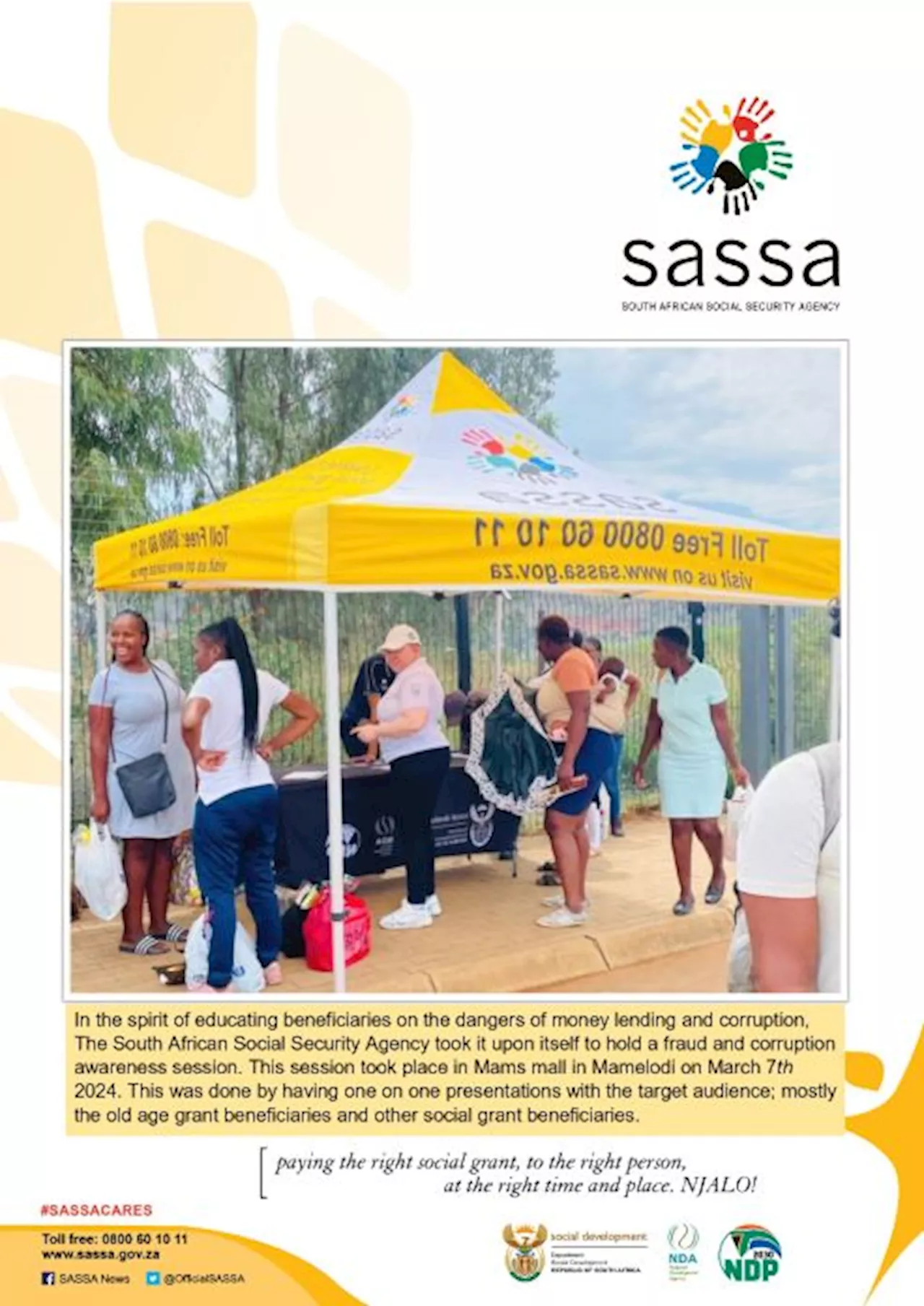 Special Day for Fraud and Corruption Awareness Hosted by SASSA