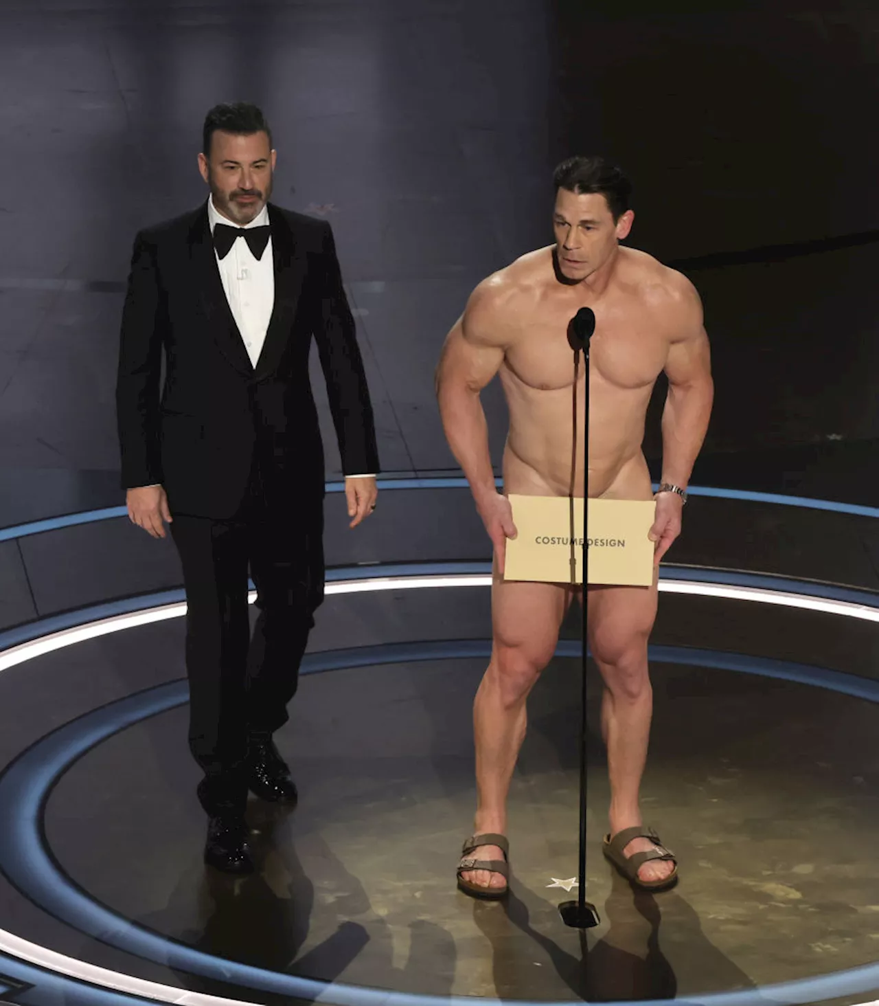 A Nude John Cena Makes the Oscars a Night to Remember