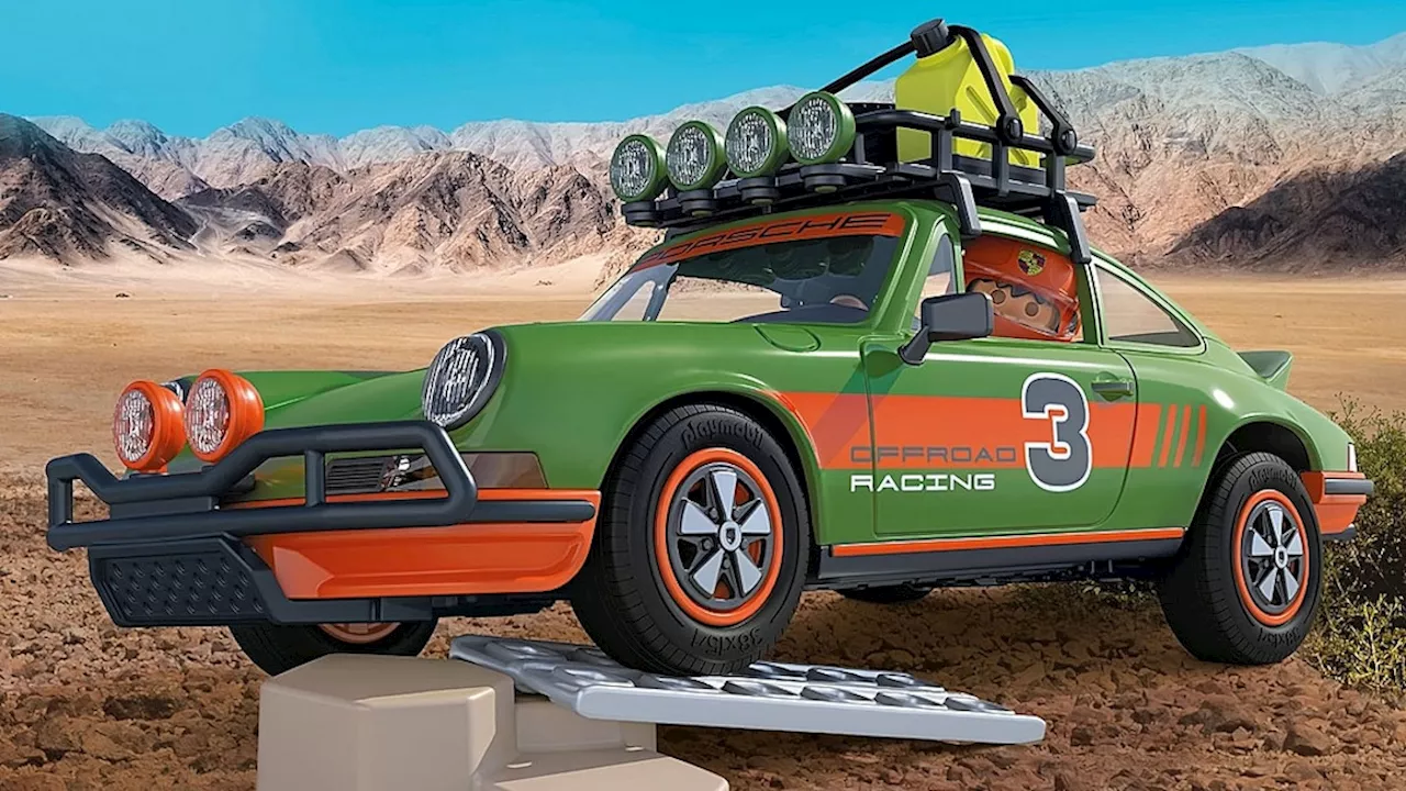 Playmobil Introduces Retro Porsche 911 Dakar for Kids