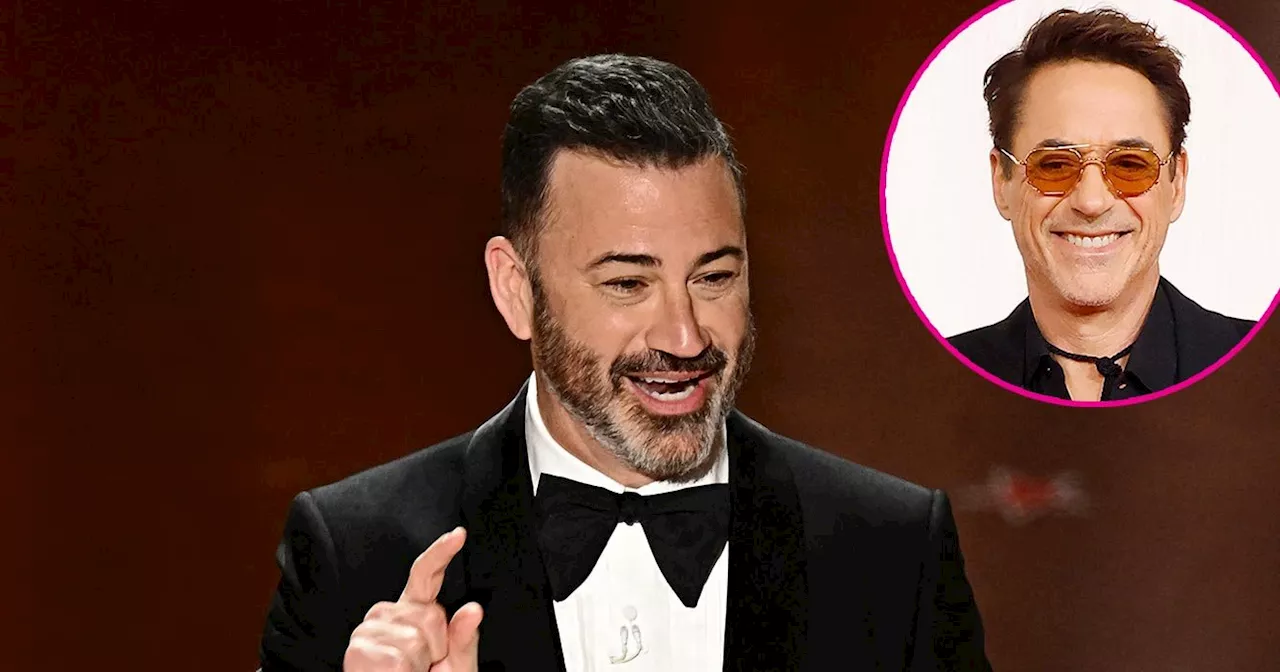 Jimmy Kimmel's Oscars Monologue Jokes About Robert Downey Jr. Drug Use