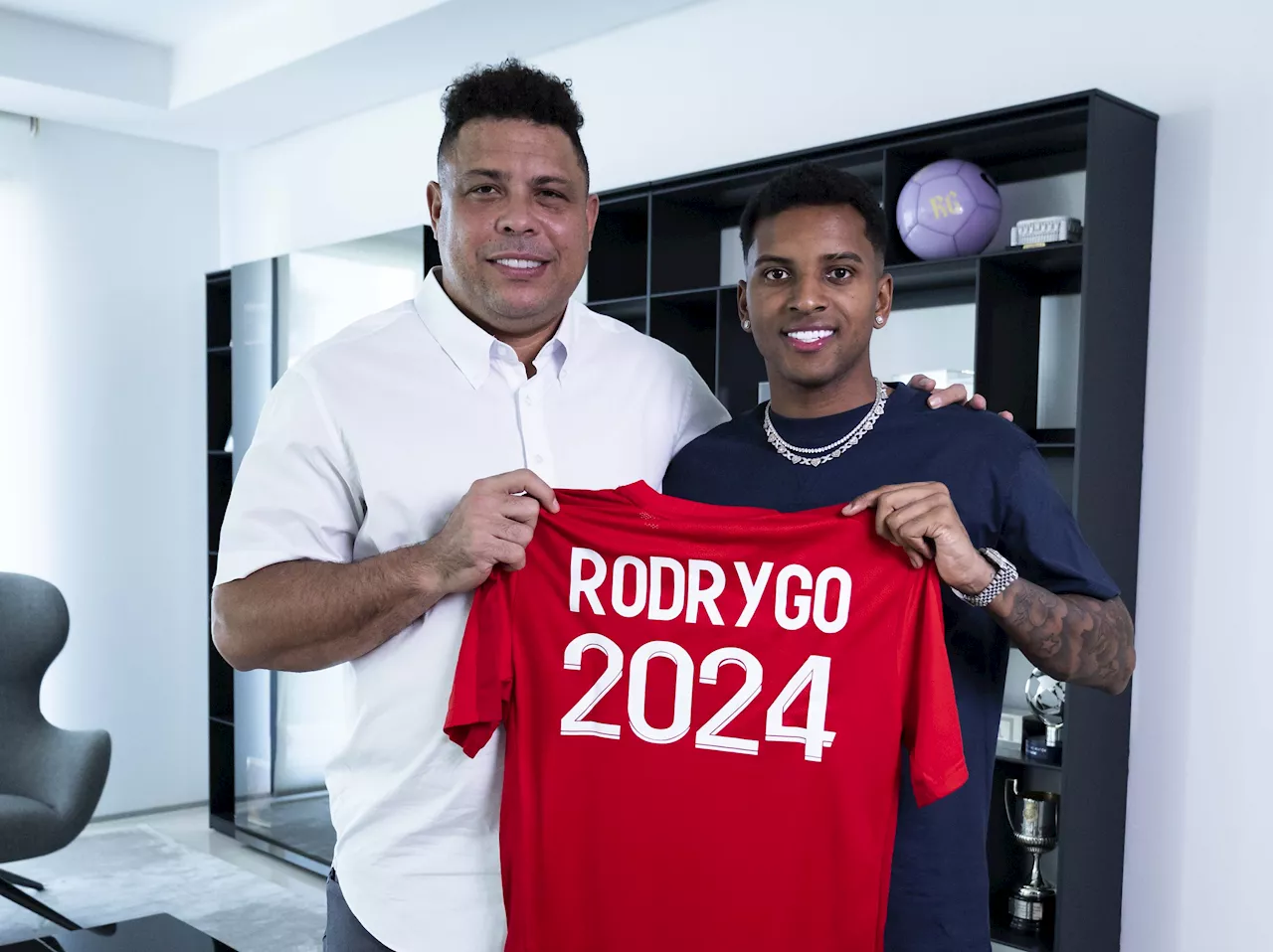 Ronaldo Fenômeno vai cuidar da carreira de Rodrygo, do Real Madrid