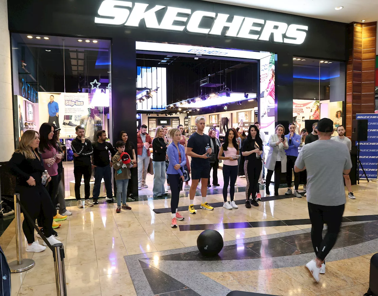 Celebs step out for charity Skechers fitness event in Dundrum