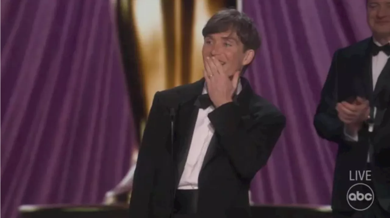 Cillian Murphy becomes first Irish-born man to win Best Actor Academy Award