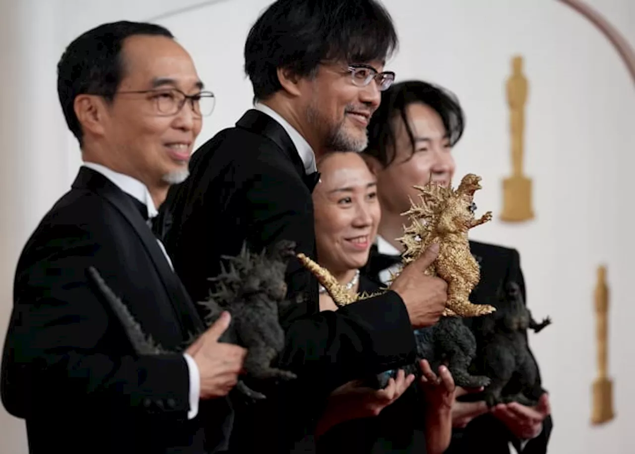 The monster wins one at last as 'Godzilla Minus One' nabs the Oscar for visual effects