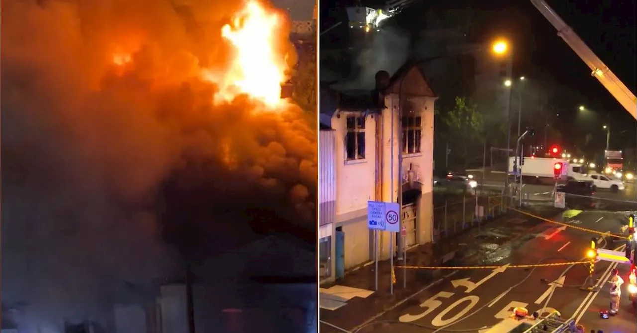 Man Arrested After Firefighters Battle Blaze in Sydney