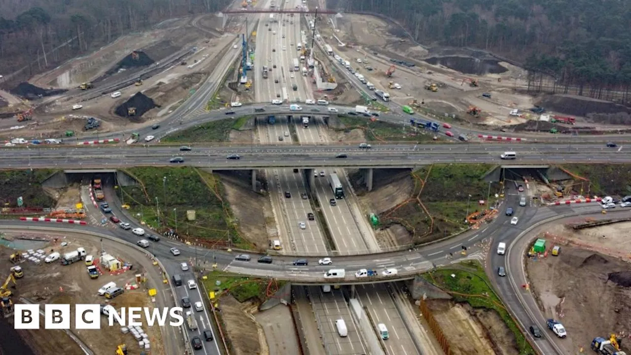 Surrey M25 closure: Ignore sat-navs and follow diversions, drivers urged