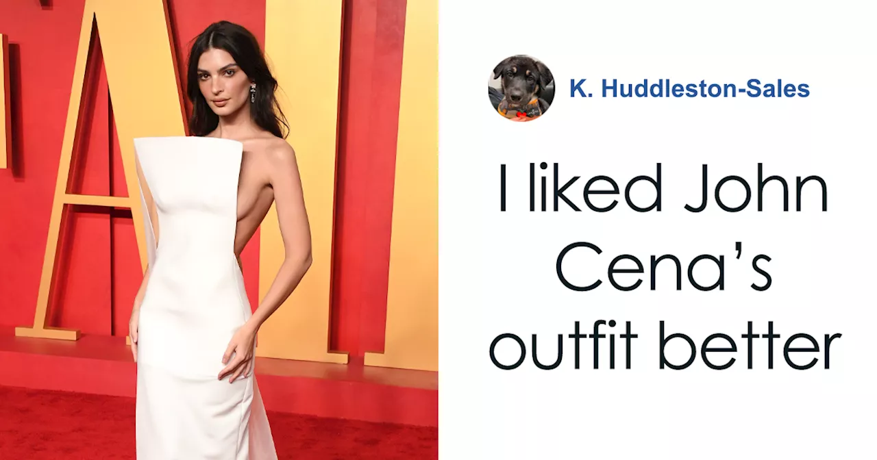 Emily Ratajkowski’s Glamorous 2024 Oscars Night Takes Unexpected Turn With Wardrobe Malfunction