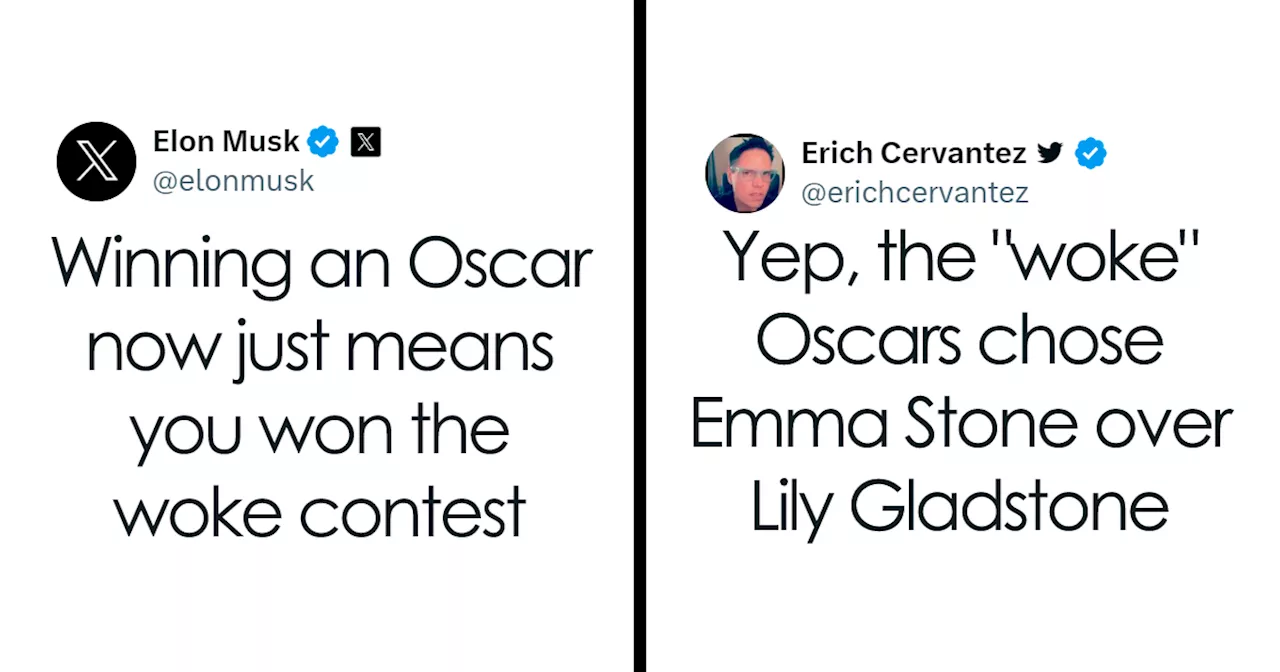 People Are Roasting Elon Musk Over His “Woke” Oscars Comment, And It’s Hilarious