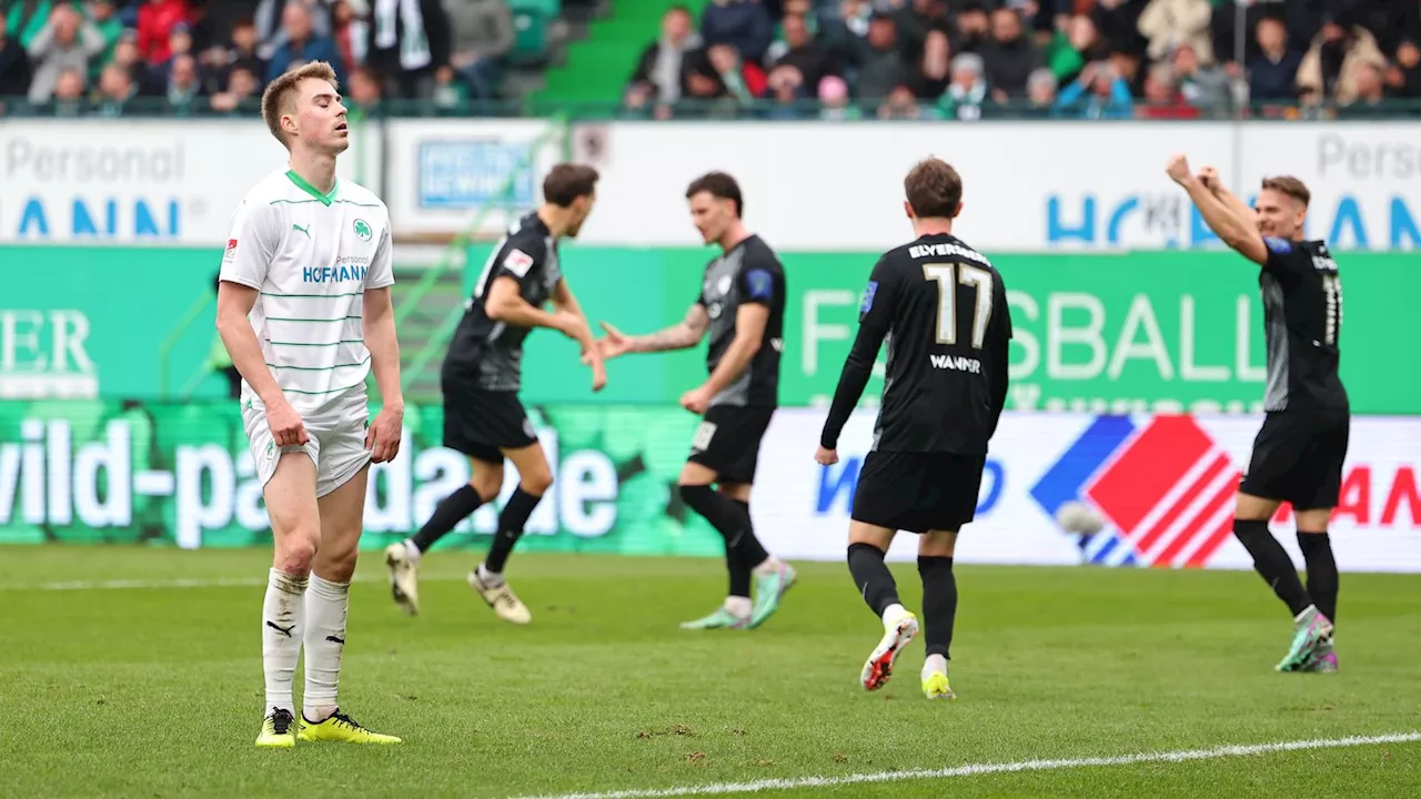 SpVgg Greuther Fürth verliert gegen SV Elversberg