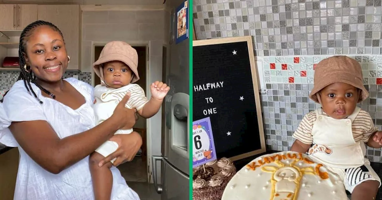 Mzansi Mom Shows Her Baby's 6 Months Milestone Cake She Wanted Versus What She Got on TikTok