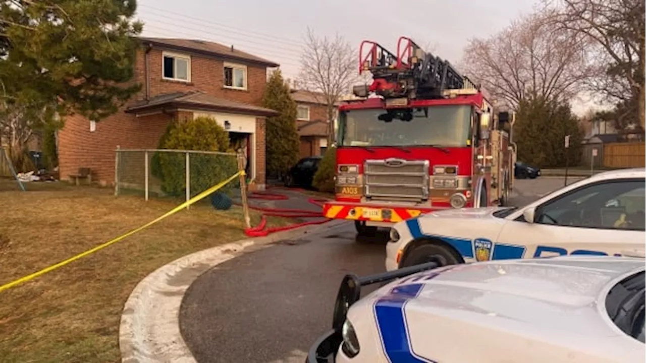 2 dead, 1 with life-threatening injuries after house fire in Mississauga