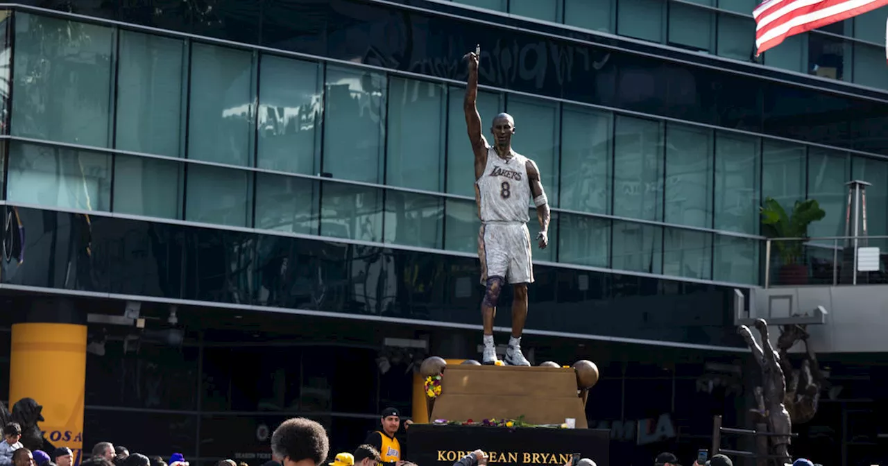 Kobe Bryant statue outside of Crypto.com Arena riddled with typos