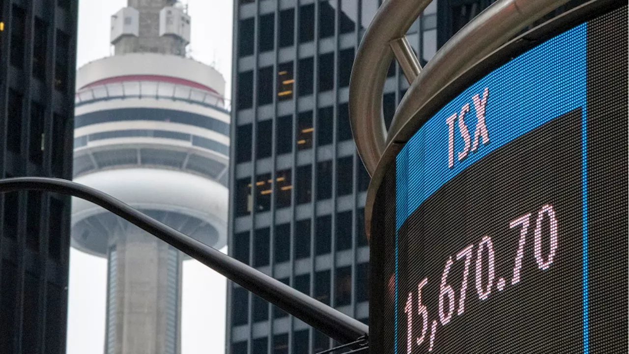 S&P/TSX lower in Monday morning trading as U.S. markets also fall