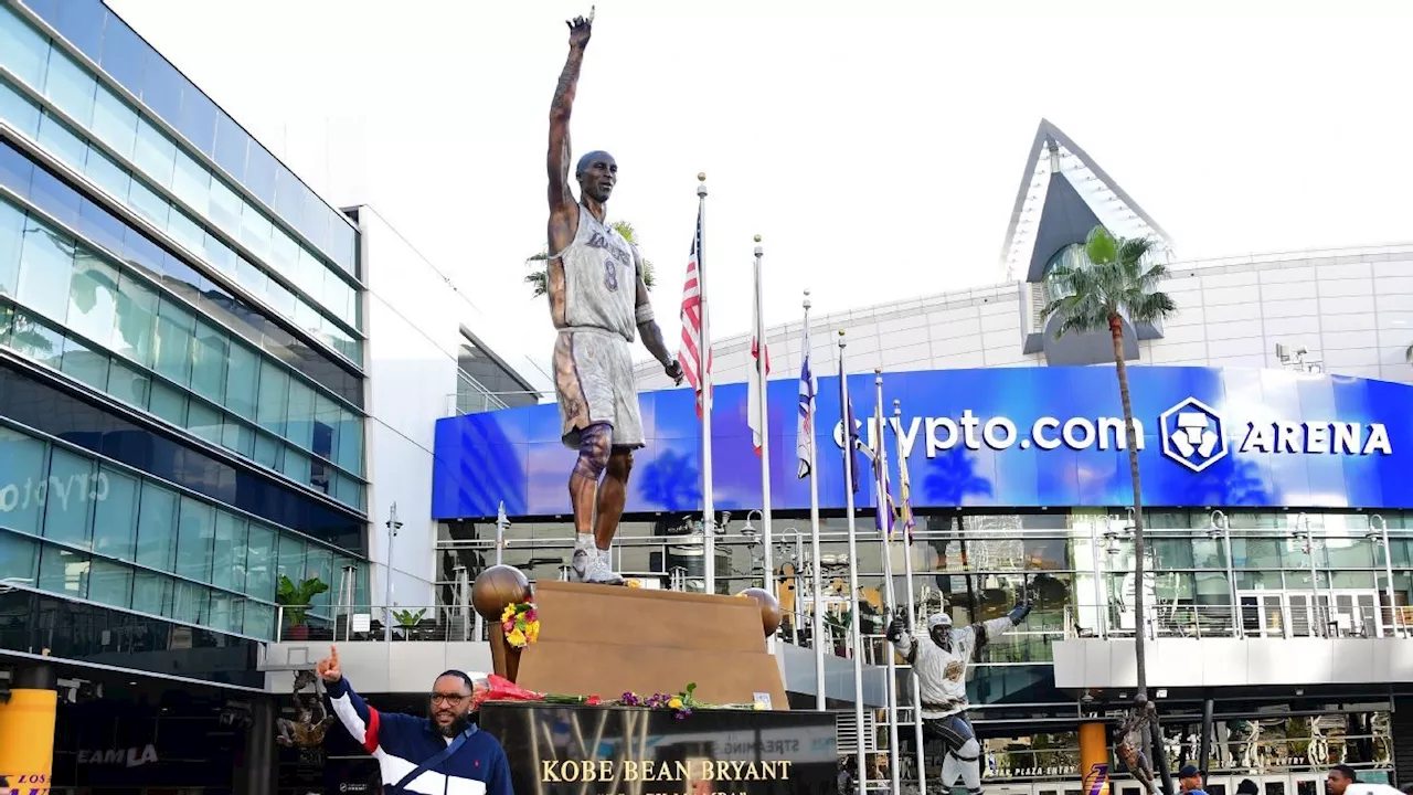 Errors on Kobe Bryant statue outside of Crypto.com Arena to be fixed