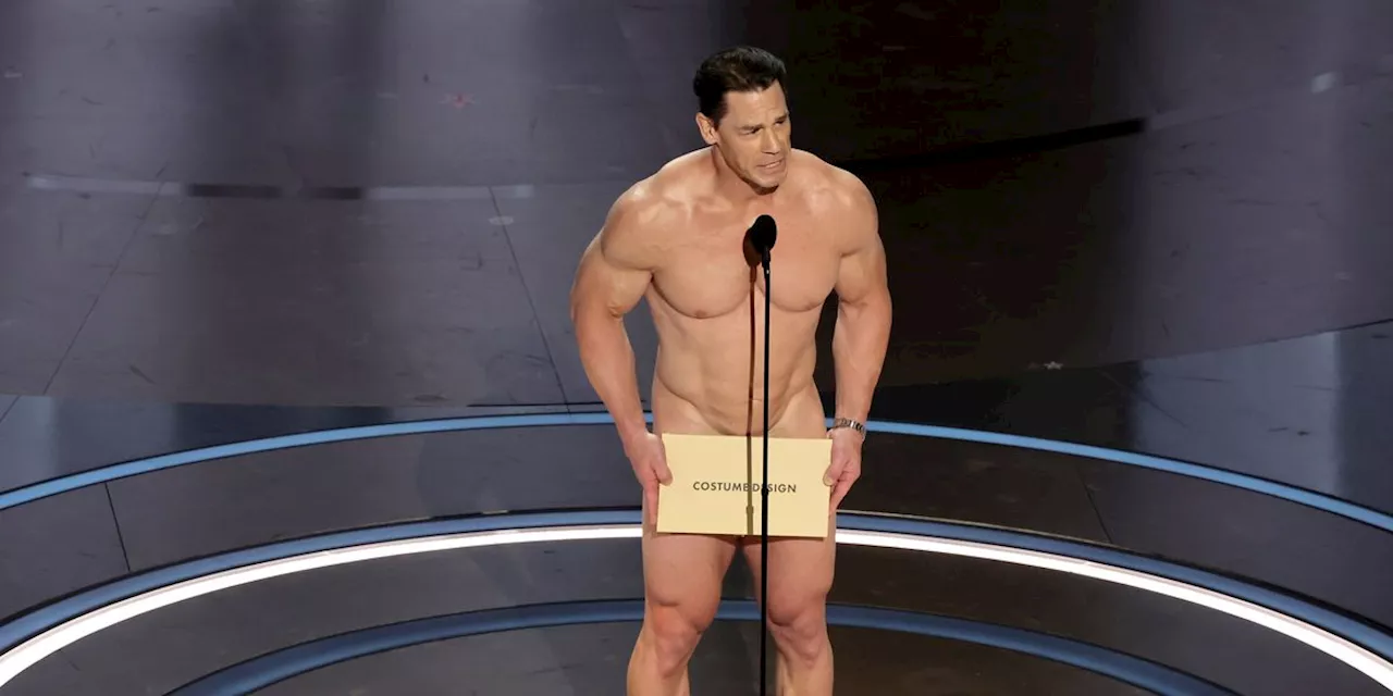 Naked John Cena surprises at Oscars 2024