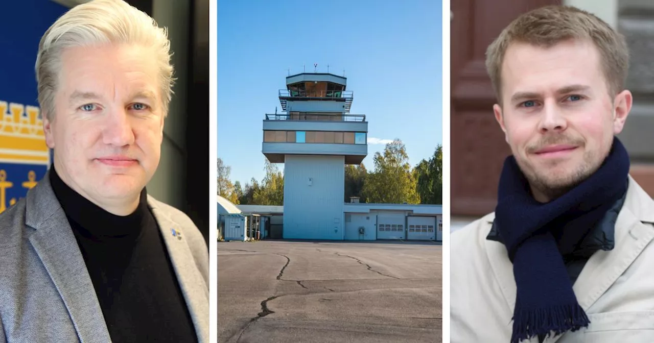 Knapp majoritet för att stänga Rörbergs flygplats